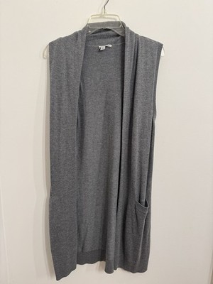 Halogen Grey Long Sweater Cardigan.