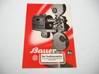 Brochure Bauer Sound Film Projector B5 Film Cinema Theater Machine Apparatus 1941