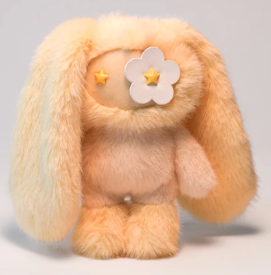 CJ Hendry KENNY Pastel Yellow Easter Bunny Plush JuJu New in Tin