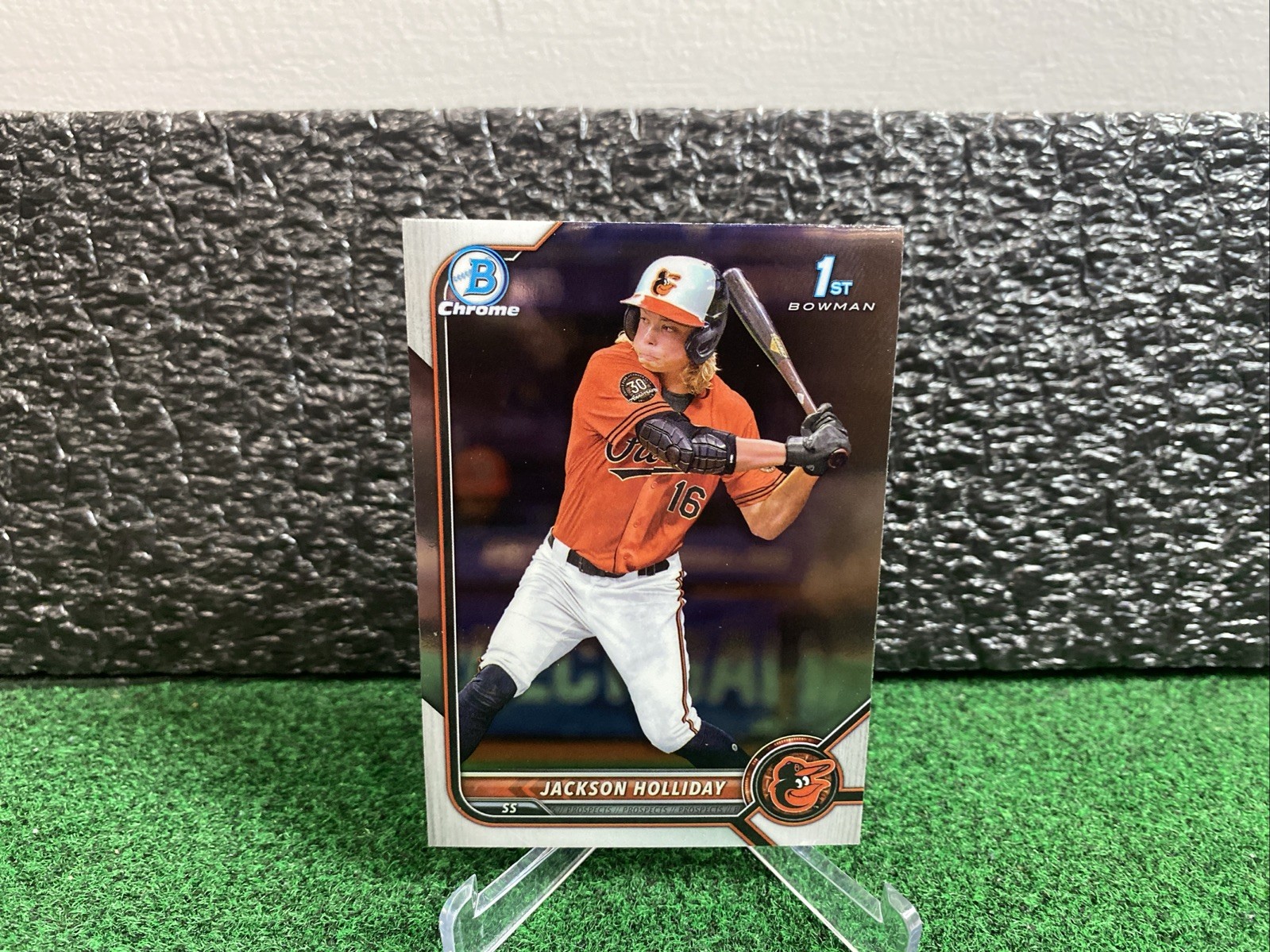 2022 1st Bowman Chrome Jackson Holliday Chrome 1st #BDC-168 Baltimore Orioles