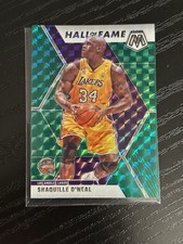 2019-20 Panini Mosaic Shaquille O’Neal Hall Of Game Green Mosaic Prizm #281