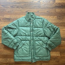 VINTAGE Green Down Puffer Jacket 60s/70s Gorp Outdoors
