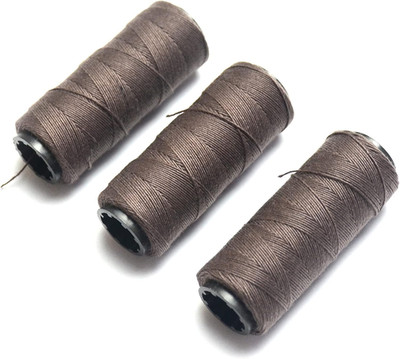 Professional Weaving Threads 3 Rolls for Making Wig Hand Sewing Hair Weft Hair W
