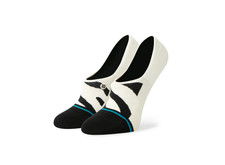 NWT WOMENS STANCE ZE NO SHOW SOCKS 15 M 8-10.5 off white black light cushion