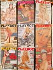 Playboy Magazine Lot 9 1997 Farrah Fawcett Victoria Silvstedt PMOY Jenny  Pamela