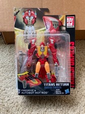 Transformers Titans Return Firedrive & Autobot Hot Rod 6  Action Figure Hasbro