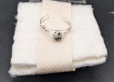 Custom Wire Wrapped Gemstone Ring 28 Stone Options Adjustable Silver Rings