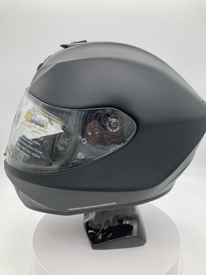 Scorpion Exo-R420 Matte Black Full Face Helmet Motorcycle Size Small - Изображение 2 из 4