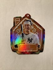 2024 Topps Holiday Oversized Die Cut MLB Ornaments #MLBO10 Aaron Judge Yankees