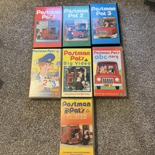 Postman Pat VHS Video Tapes Bundle x7 Children’s Kids Big