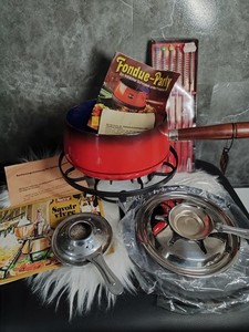 Set à fondue chinoise, en cuivre