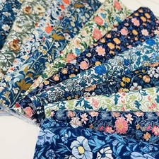 Layer Cake, 12 Pre Cut 10" Floral Fabric Squares, Vintage Patchwork Designs