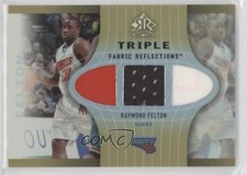 2006 Upper Deck Reflections Fabric Triple Gold 26/100 Raymond Felton #TFR-RF is2