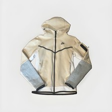 Nike Tech Fleece Windrunner Full Zip Hoodie Mens XS Cream Gray Black