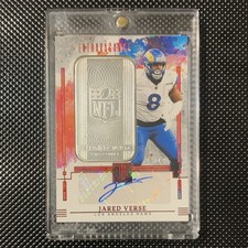 2025 Panini Impeccable Extravagance Silver Auto Jared Verse #EPA-JVE /10