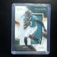 2025 Immaculate Football Brian Thomas Jr. Clearly Immaculate 13/49 #CIJ-BT 