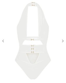 AGENT  PROVOCATEUR Anja White Swimsuit AP3 Medium EUC