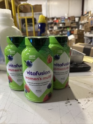 3 Vitafusion Women s Multi Gummy Vitamins 150 Count Each Berry Exp 11/26