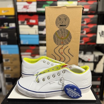 VANS Quartersnacks x Lampin Pro LTD White Size 13 VN0A4VHX2YM White Neon Skater