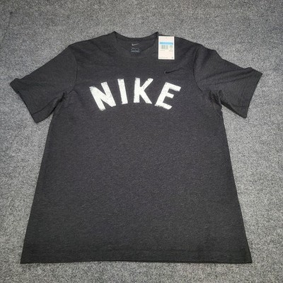 Nike Shirt Mens Medium Black Anthracite Heather Primary Dri Fit Versatile Top