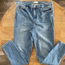 Nicole miller size 14 blue high rise denim jeans