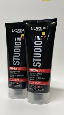 L'Oreal Paris Studio Line Mega Gel for Max Hold, 6.8 fl oz Each ( Pack Of 2 )
