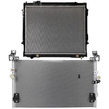 Radiator & AC Condenser Cooling Kit For 1998-2004 Toyota Tacoma 2.4L 2438CC l4