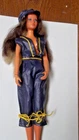 Vtg Tuesday Taylor Barbie Clone in Midnight Blue Faux Leather 3 Pc. Outfit