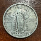1917 Type 1 Silver Standing Liberty Quarter 25C