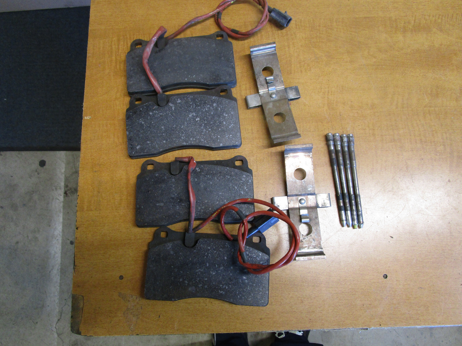 Ferrari 458 Rear Brake Pads With Springs And Pins (USED)- P/N 70002544
