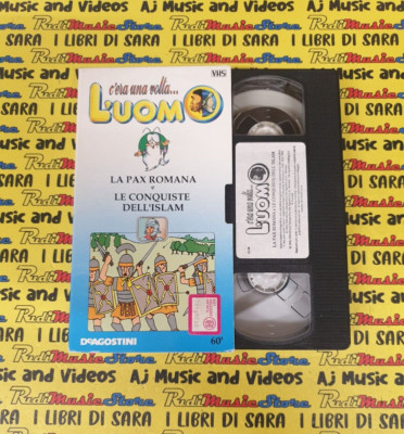 VHS*film C'ERA UNA VOLTA L'UOMO La pax romana le conquiste dell'islam 1994 (F83)