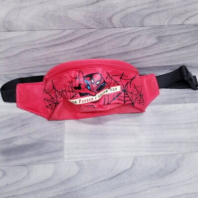FE] MARVEL PETER PARKER Spider-Man Fanny Pack Waist Pack Belt Bag