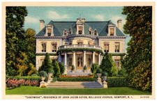Postcard Newport RI Residence of John Jacob Astor 