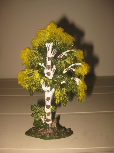 VINTAGE ELASTOLIN PLASTIC WILLOW TREE FOR 7 CM SERIE TOY SOLDIER - Picture 2 of 2