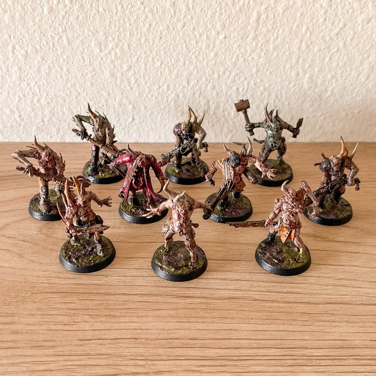 Warhammer 40k Chaos Space Marines - Painted Death Guard Army