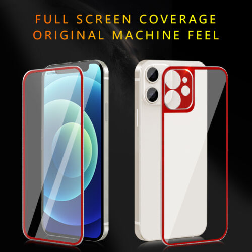 Protector de pantalla de vidrio templado delantero y trasero para iPhone 12 Mini 12 Pro Max 12 - Imagen 30 de 41