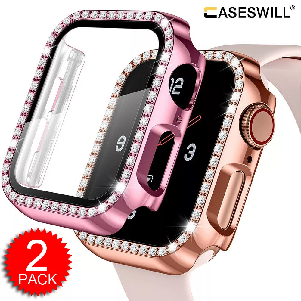 Bling Diamond Full Body Case for Apple Watch Series 8/7/6/5/4 SE 40mm 45mm  41mm