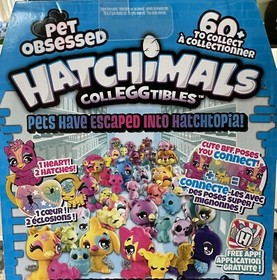 HATCHIMALS COLLEGGTIBLES Pet Obsessed Pet Shop Multi Pack New Hatchy Hearts  NEW
