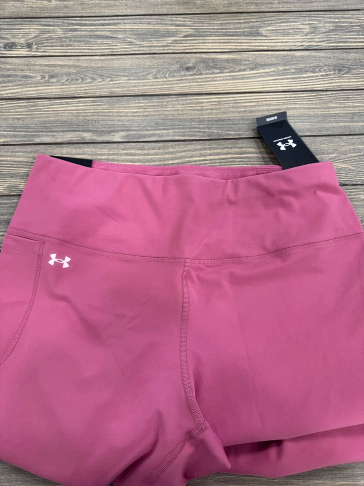 NEW Under Armour UA Motion High Rise Pink Ankle Length Leggings Womens 2X - Image 4 of 4