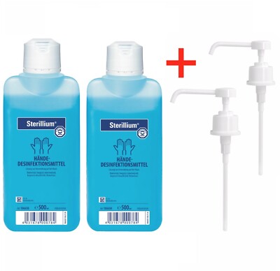 2x Sterillium 500 ml + 2x Bode Original Bode Dosierpumpe - Versandkostenfrei