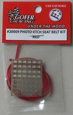 Gofer Racing 20009 x 1/24-1/25 Photo-Etch Red Seatbelt
