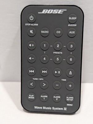 Bose Wave Music System IV 4 Genuine OEM Remote Control + Battery NEW
