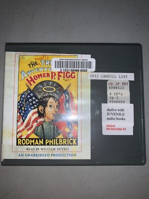 Shelf177 Audiobook~The most true adventure of homer p figg Rodman philbrick 