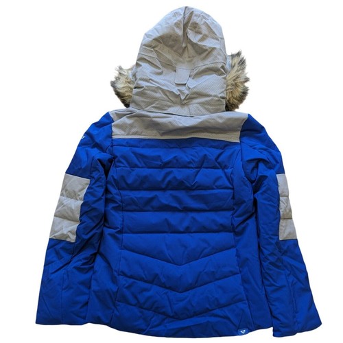 Roxy Bamba Insulated Snowboard Jacket Girls-Blue-Size 14/XL-NWT-C246 - Picture 4 of 4