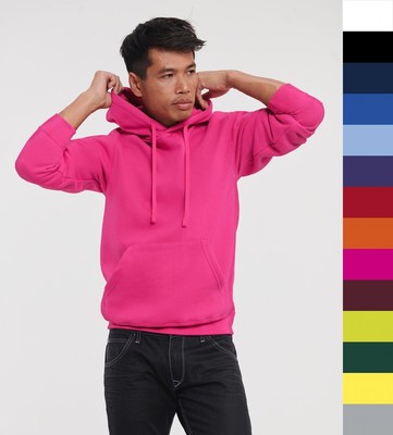 2 Stück Herren Kapuzen Sweatshirt RUSSEL EUROPE 15 Farben Hoodie XS-2XL R-575M-0