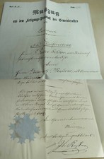 Letter of purchase Leimbach AG 1866: Jakob Fischer (Reibach), timber to Heinrich Maurer