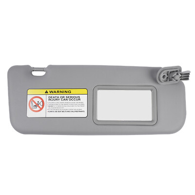 New Right Passenger Side Gray Sun Visor for Hyundai Accent 1E 1.6L L4 2011-2015