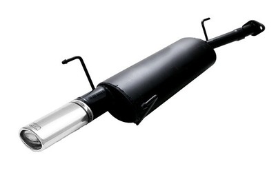 muffler for Opel Astra G Estate 1.6 16V 74kW 1998-2003 Single Oval Tip 95x65mm