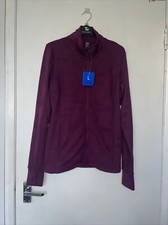 Mondetta Ladies' Jacquard Full-zip Jacket Size L Purple New