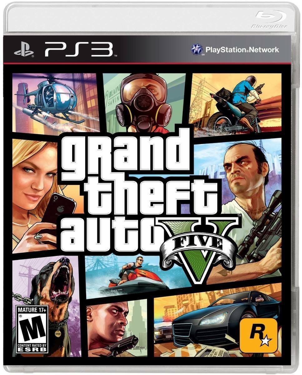 Game Grand Theft Auto GTA V - PS3 - SR Games - Jogos, consoles